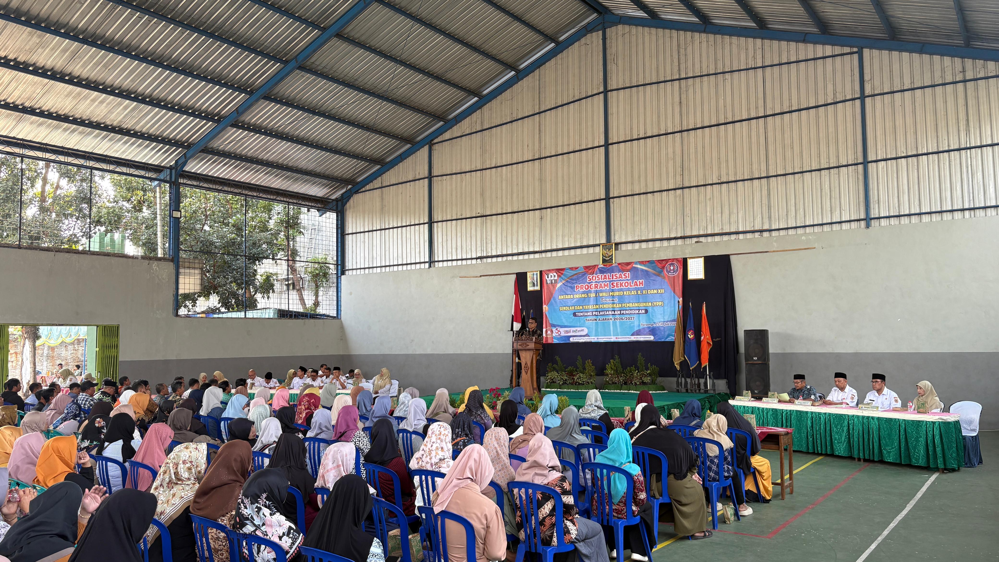 Persiapkan Mental dan Skill Siswa ke Dunia Industri, SMK YPP Purworejo Gelar Sosialisasi PKL Kelas XI Bersama Wali Murid
